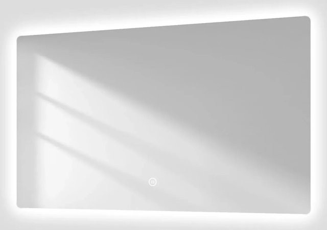 Emke Badspiegel mit LED-Beleuchtung und Touchschalter, dimmbar, B: 100 cm, H: 60 cm - Bild 1