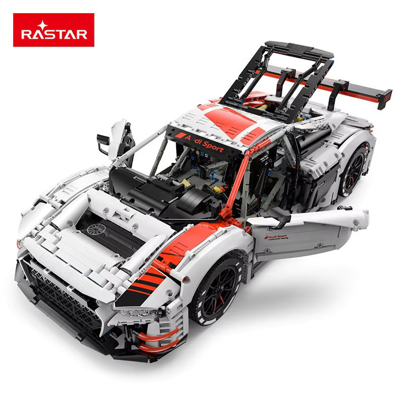 Rastar Audi R8 LMS-GT3, Baustein-Spielzeug, 1:8, Automodell - Bild 5