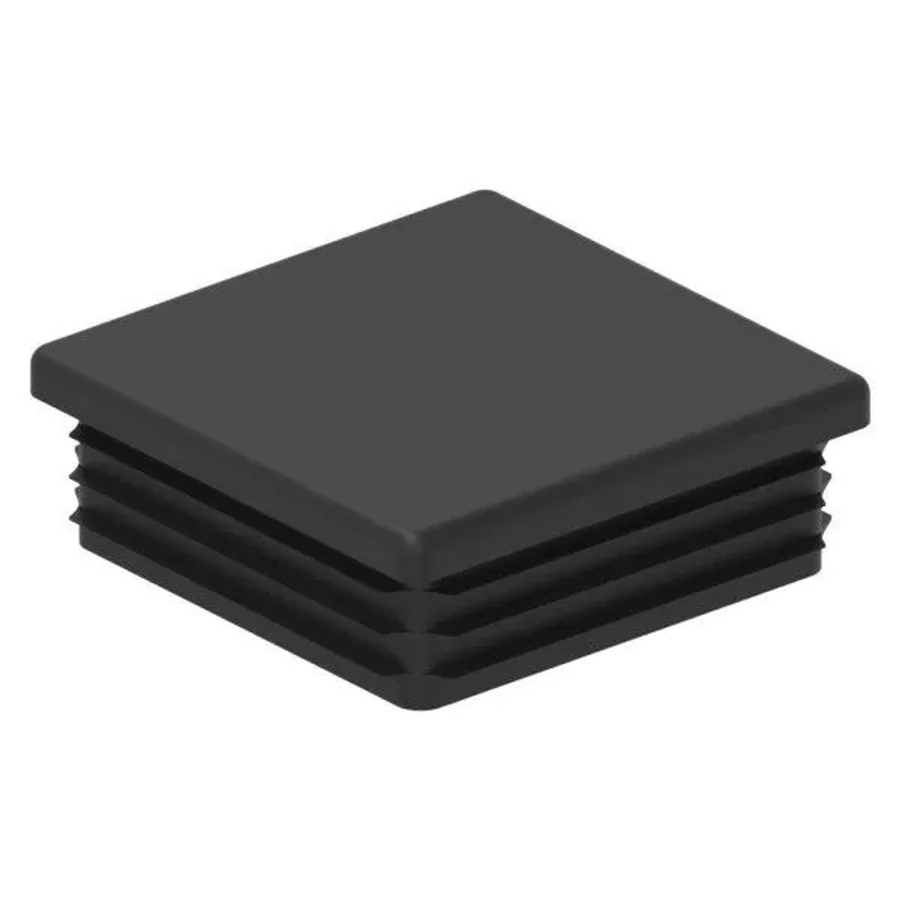 FeNau Kunststoffkappe für Quadratrohr in Schwarz, Breite: 6,0 cm x Tiefe: 6,0 cm - Bild 2