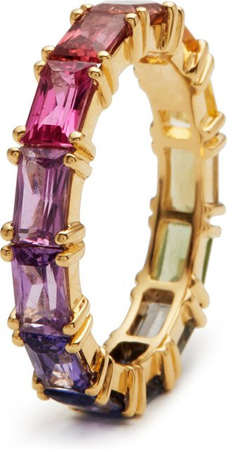 Huitan Ringe, Zirkonia, goldfarben, Damen - Bild 1
