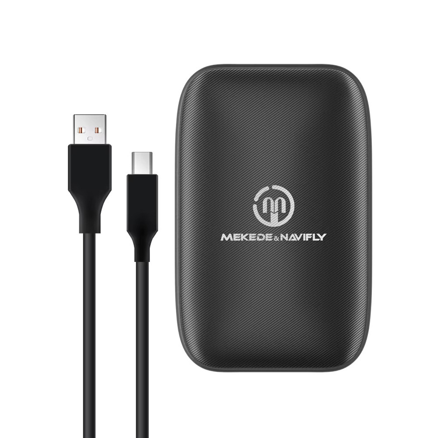MEKEDE AI BOX CarPlay Kit Android OS Kabelloses Auto-Multimedia-Unterhaltungssystem in Schwarz mit Netflix und YouTube - Bild 5