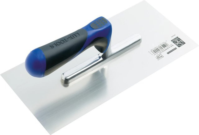 LUX-TOOLS Glättekelle Comfort aus Edelstahl in Silber, B: 28,0 cm, B: 13,0 cm - Bild 1
