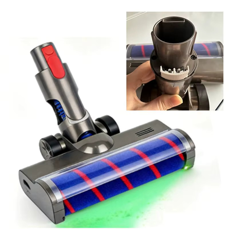 Roborock A76G Staubsauger-Bürstenkopf mit Scheinwerfern und weichem Rollendesign für harte Böden, Schwarz - Bild 5
