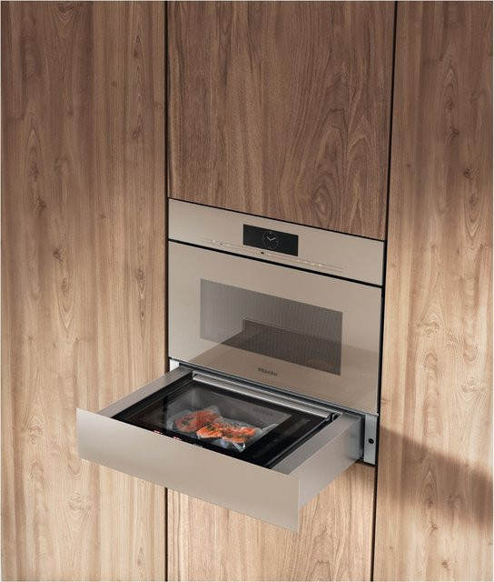 Miele Einbau-Vakuumierschublade EVS 7010 in Pearlbeige aus Edelstahl - Bild 1