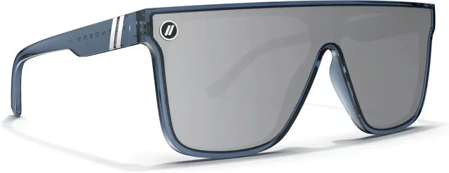Blenders Sci-Fi Sonnenbrille, Damen, Vollrand, Butterfly, Kunststoff, blau, grau - Bild 1