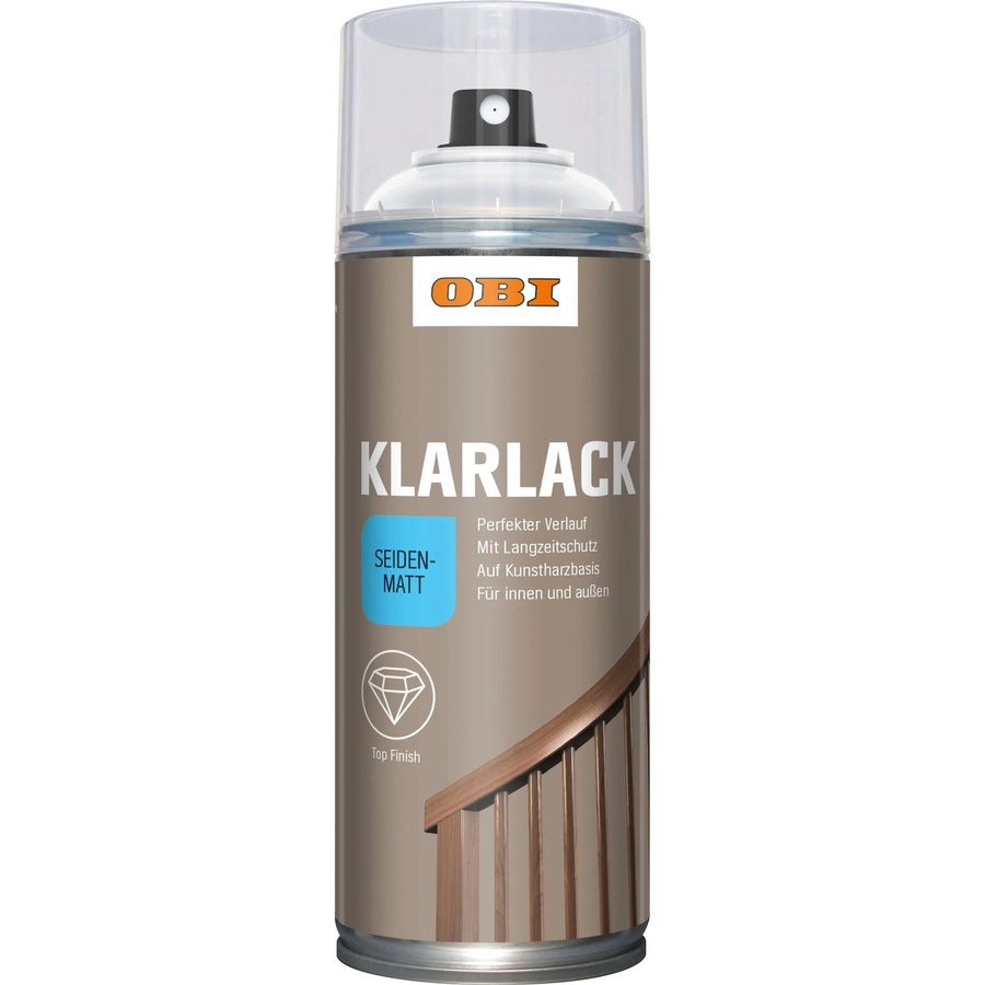 OBI Klarlack Spray Transparent Seidenmatt 400 ml - Bild 2