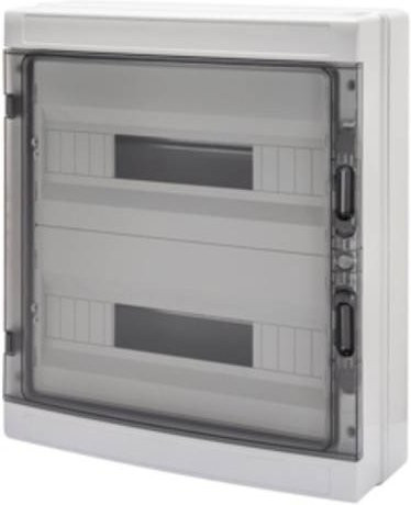 Gewiss GW40107 Verteilerschrank Aufputz in Weiß mit 2 Reihen - Bild 1