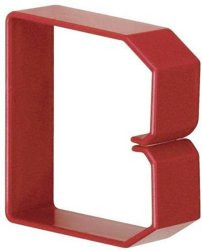 Hager HN750753 Klammer aus Kunststoff in Rot, B/H: 7,5 x 7,5 cm, 50 Stück - Bild 1