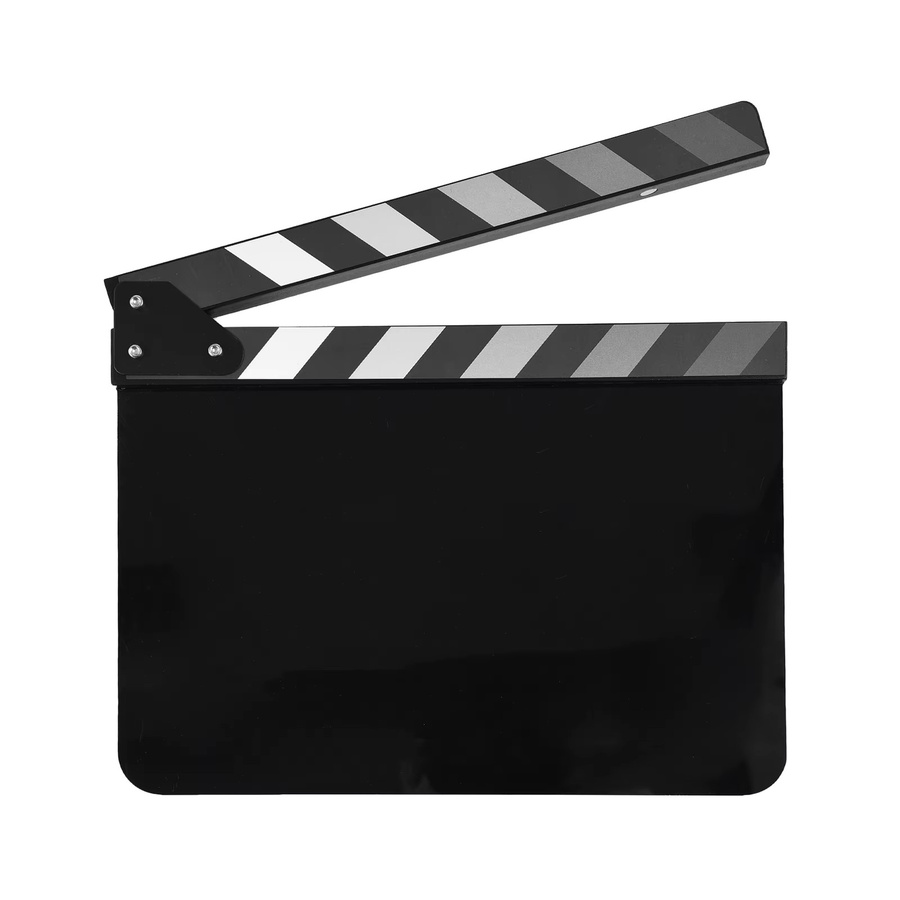 Docooler Acryl-Filmklappe Regisseursklappe in Schwarz und Weiß für Action-Szenen trocken abwischbar - Bild 6