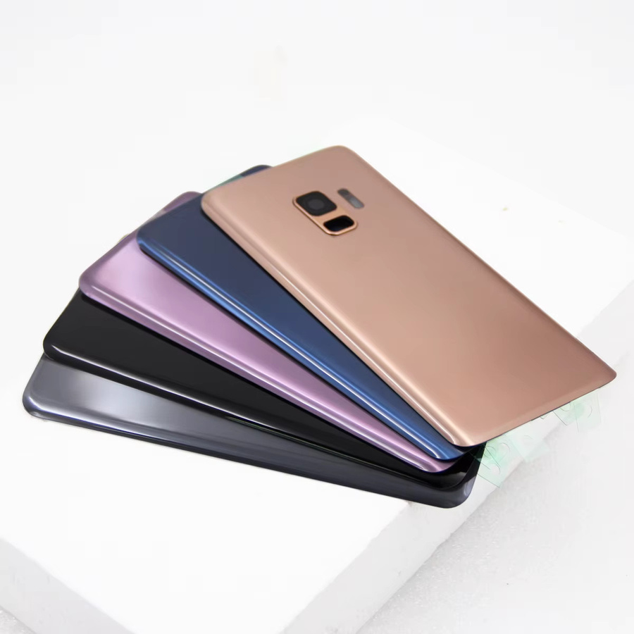 Sinmaytai Akku-Rückabdeckung für Samsung S9 Plus in Gold inklusive Glasplatte und Kameraobjektiv-Ersatz - Bild 2