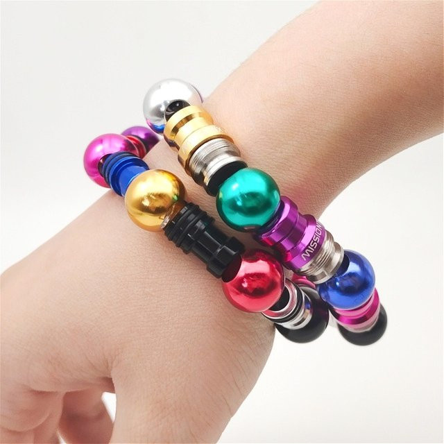 Armband Aluminiumlegierung, Perle, Bunt - Bild 1