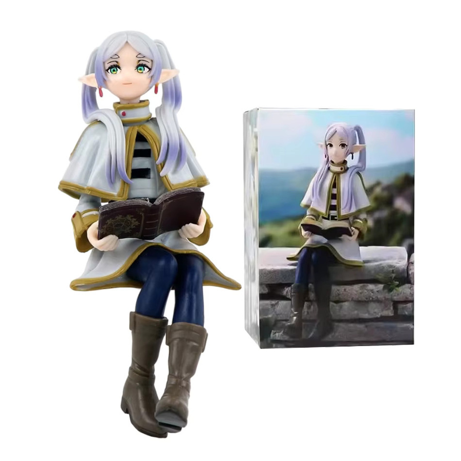Bandai Frieren Actionfigur, stehende und sitzende Pose, Kunststoff - Bild 3