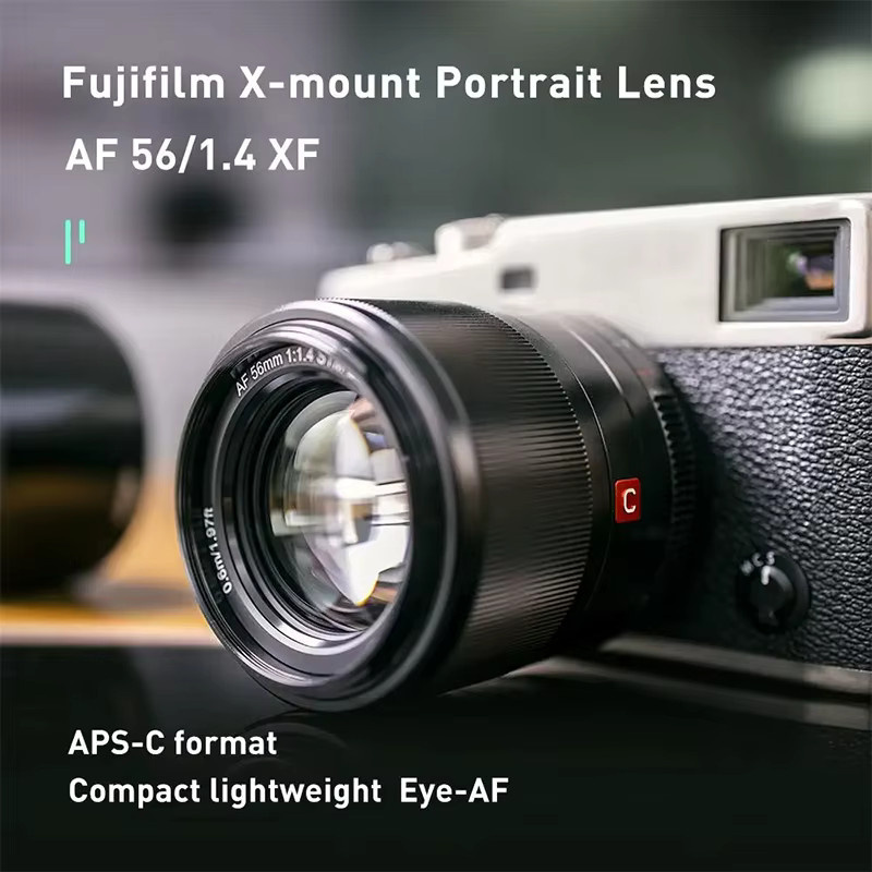 Viltrox 56mm F1.4 APS-C Autofokus-Objektiv für Sony E, Nikon Z und Fujifilm X-Mount, Schwarz - Bild 4