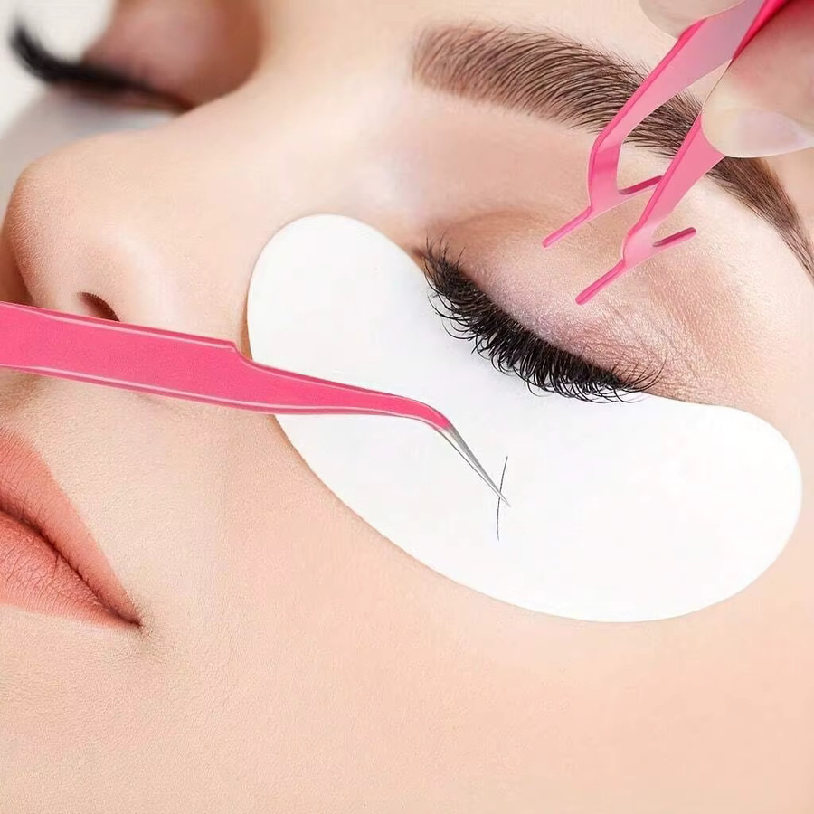 Wimpern-Set mit Pinzette, Wimpernzange und Wimpernbürste, 3 Stück - Bild 1