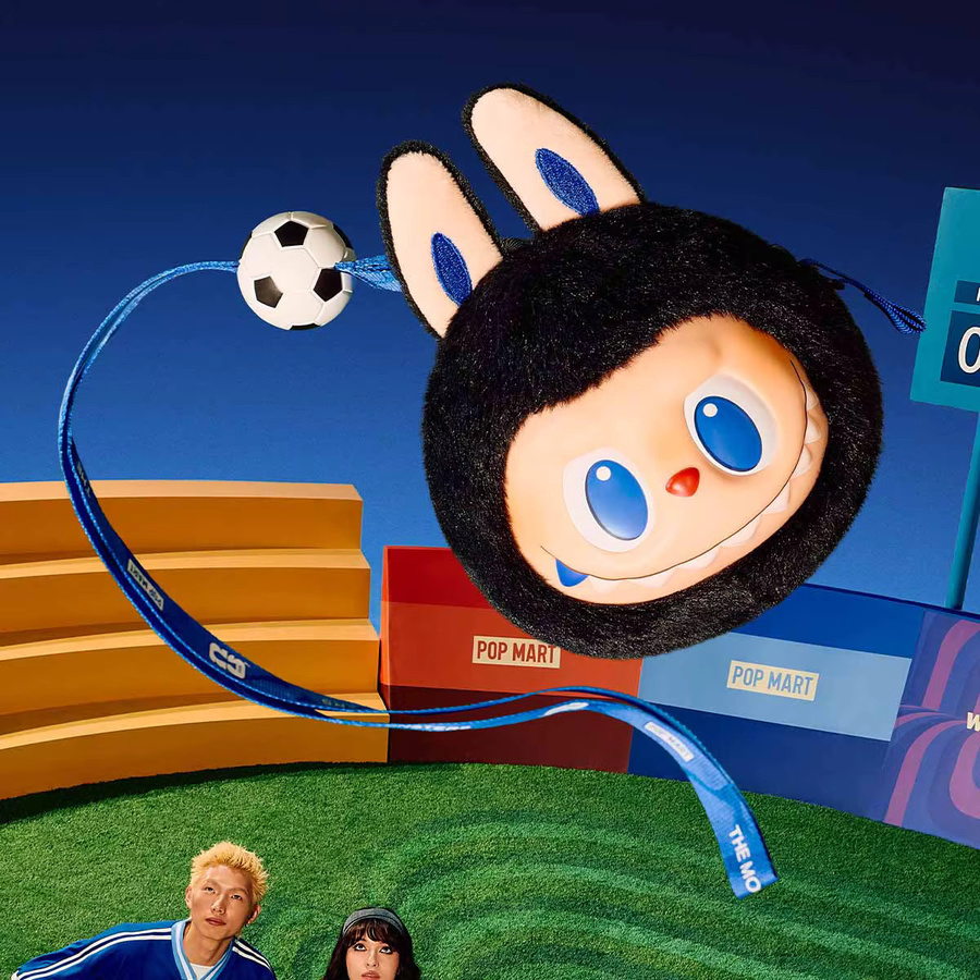 POP MART THE MONSTERS x FIFA, Vinyl-Plüsch-Anhänger Blindbox, Sammelfigur - Bild 3