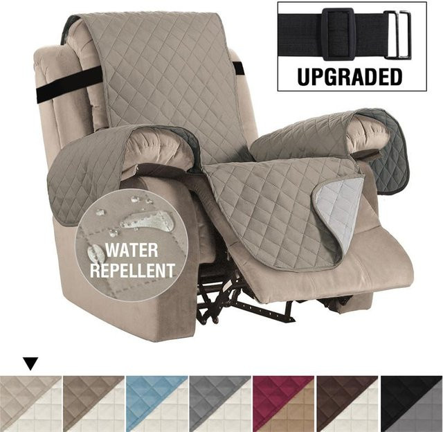 Bestbags Sesselbezug für 1-3 Sitzer Relaxsofas in Beige, rutschfest und waschbar - Bild 1