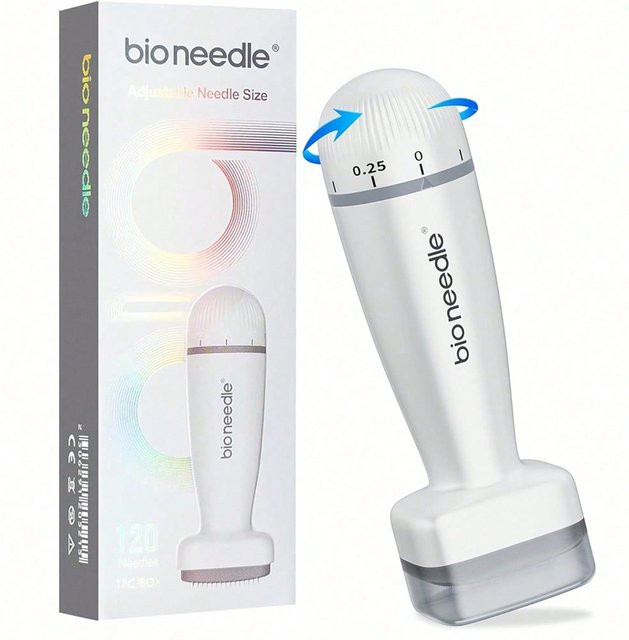 Buiti Bio-Nadel-Derma-Stempel, 120 Nadeln, Unisex, Gesicht und Körper - Bild 1