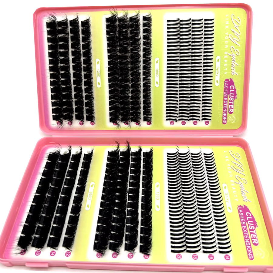 MKYDCG Wimperncluster Spikes, Black, Unisex - Bild 3