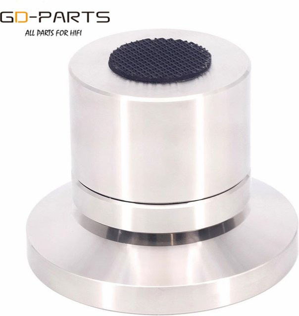 GD-PARTS HiFi Audio Isolation Ständer aus SUS-304 Edelstahl in Silber, höhenverstellbare Dämpferfüße für CD-Player, Plattenspieler und Verstärker - Bild 1