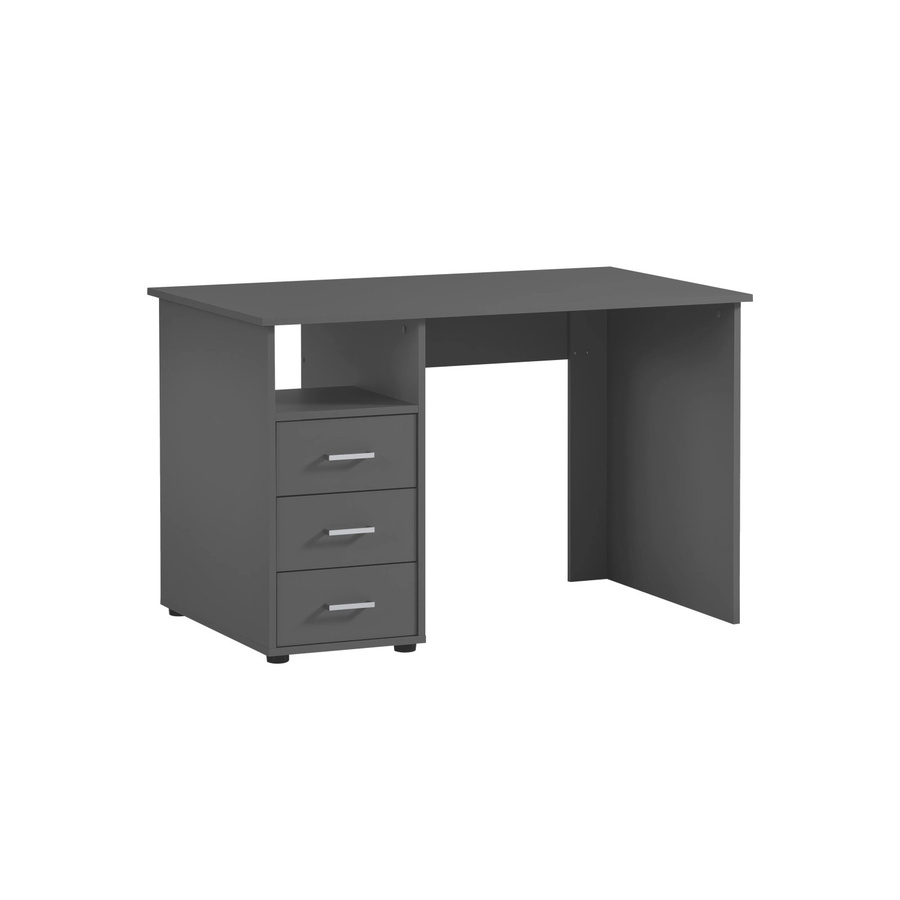 PROREGAL Schreibtisch Fox Small in Anthrazit mit 3 Schubladen, H x B x T: 74 x 116 x 70 cm - Bild 2