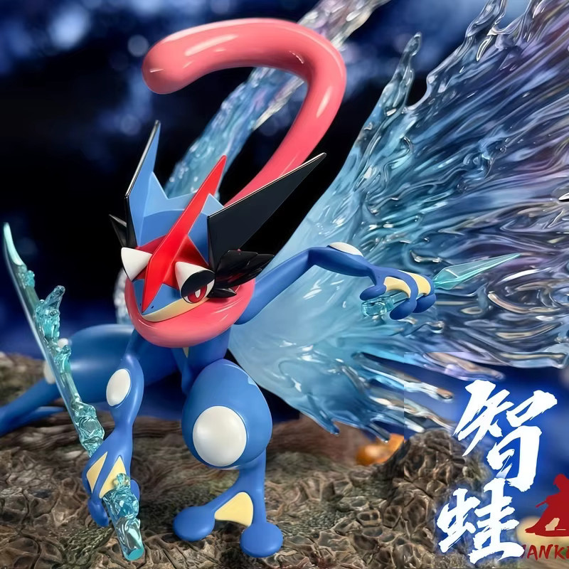 Bkm Pokémon Greninja, Puppe, Modell Statue, Kunststoff - Bild 5