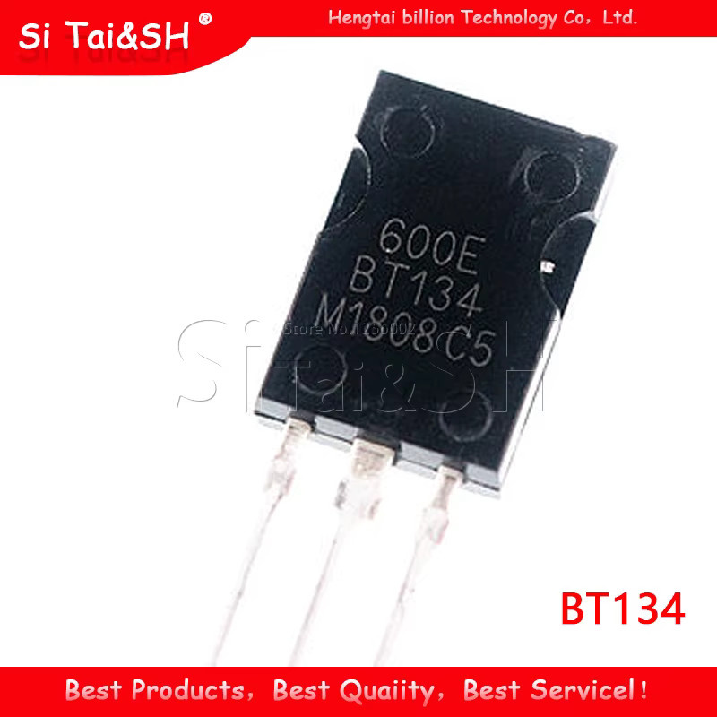 10 Stück BT134-600E Triacs Si Tai&SH in Schwarz, 600V 4A SOT-82 - Bild 2