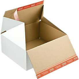 ColomPac Premium-Blitzbodenkarton CP 155.255 mit Selbstklebeverschluss, weiß, B/T/H: 31,0 x 19,0 x 13,3 cm, 20 Stück - Bild 1