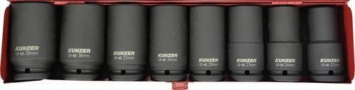Kunzer Kraft-Steckschlüsseleinsatz-Set 3/4 Zoll, 8-teilig, Anthrazit, Chrom-Molybdän-Stahl - Bild 1