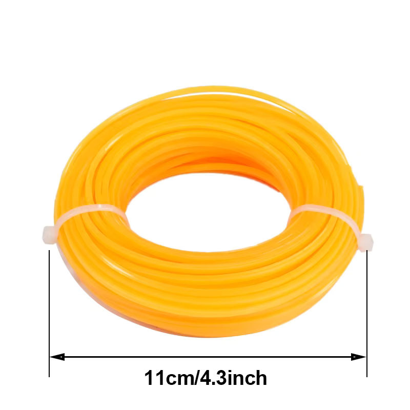 LUSQI Nylon Trimmerlinie für Rasenmäher, 20 m Länge, Durchmesser: 2 mm - Bild 2