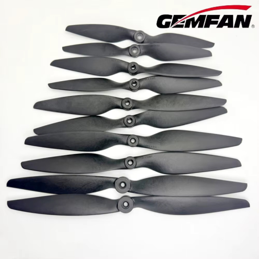 Gemfan Propeller, 1 Paar, Kohlefaser-Nylon, Schwarz - Bild 4