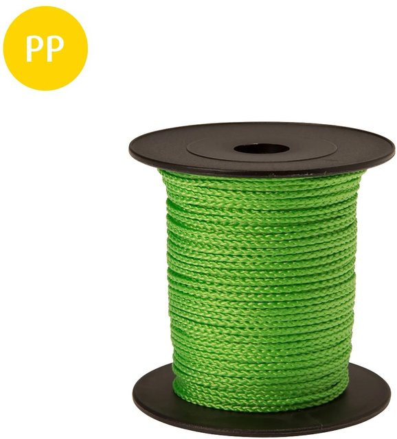 Conacord Multifil Geflochtene Polypropylen Schnur Ø 1,7 mm, Länge: 50 m, Neongrün - Bild 1