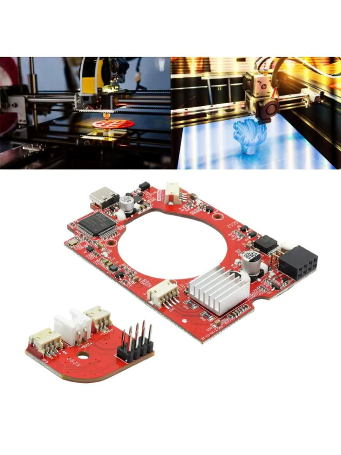 OOTDTY P5EA Intelligentes CC1-Steuerungssystem mit Kommunikationsplatine für deinen 3D-Druck in Rot - Bild 4