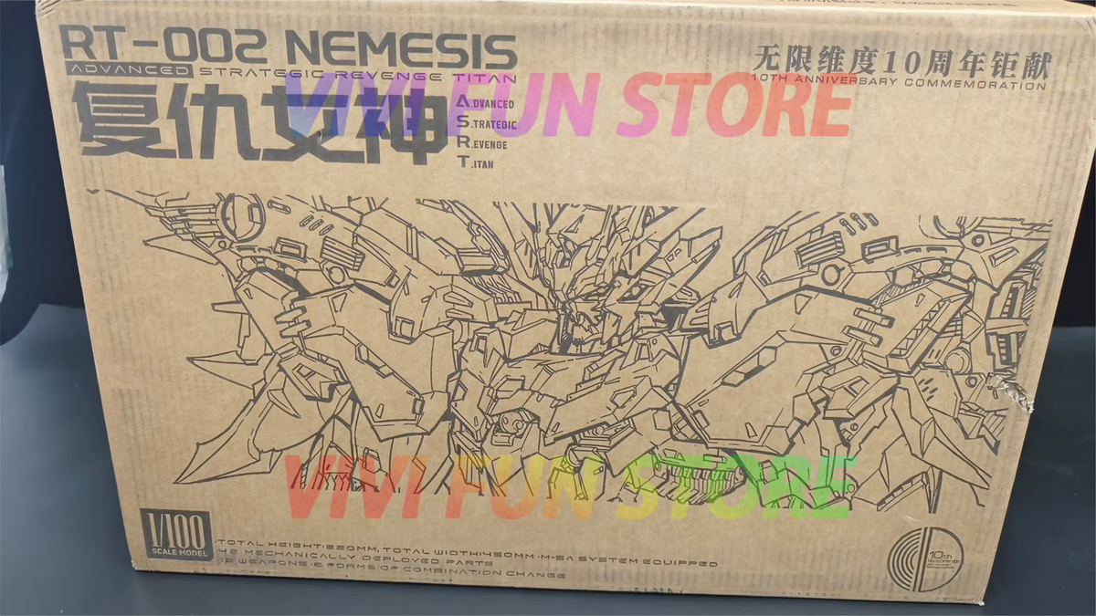 Infinite Dimension RT-002 NEMESIS, Montagemodell Mecha, 1:100 - Bild 4