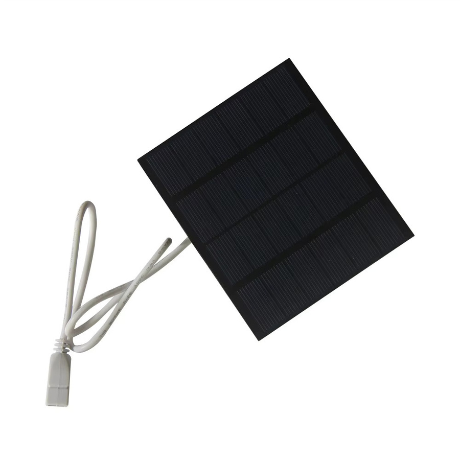 BUHESHUI Tragbares Solarpanel-Ladegerät 1,5 W, 6 V für Outdoor-Handy und Laptop, Schwarz, B: 110 mm, H: 92 mm - Bild 2