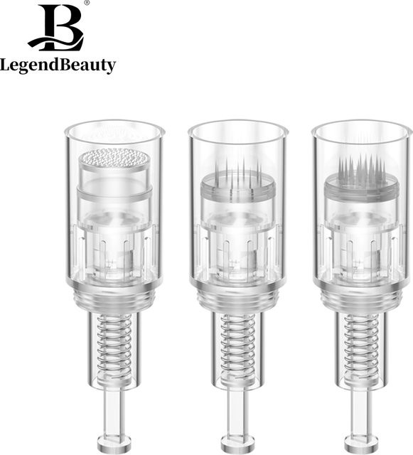 legendbeauty Derma Pen Nadeln, 10 Stück, 12/36/42 Pins, Unisex - Bild 1