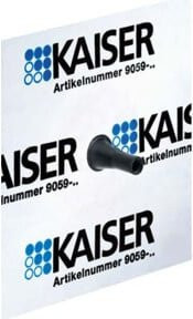 Kaiser Kabelmanschette Schwarz D=8-11mm 9059-46 - Bild 1
