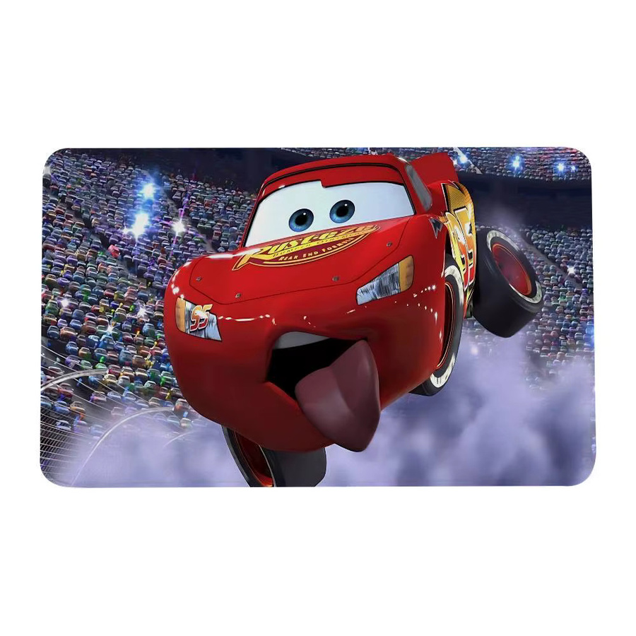 Beast Kingdom Cars Lightning McQueen und Mater Anti-Rutsch-Fußmatte für Kinder, rechteckig, Multicolour, B/T: 60 x 40 cm - Bild 6