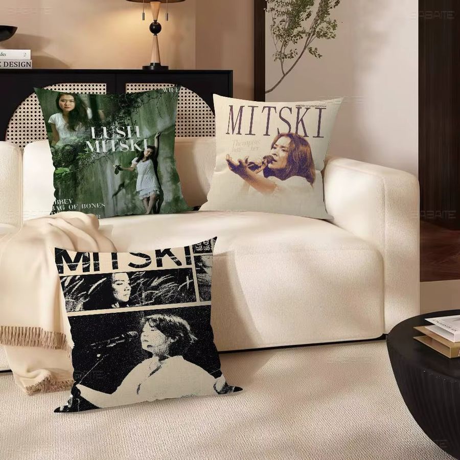 M-Mitski Anime Kissenbezug für Sofa und Bett, B/B/H: 45 x 45 cm - Bild 3