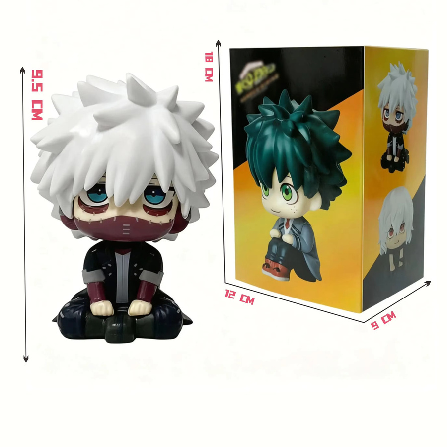 Bandai My Hero Academia Tomura Shigaraki, Izuku Midoriya, Katsuki Bakugo, Chibi PVC-Figur, Einzelfigur - Bild 4