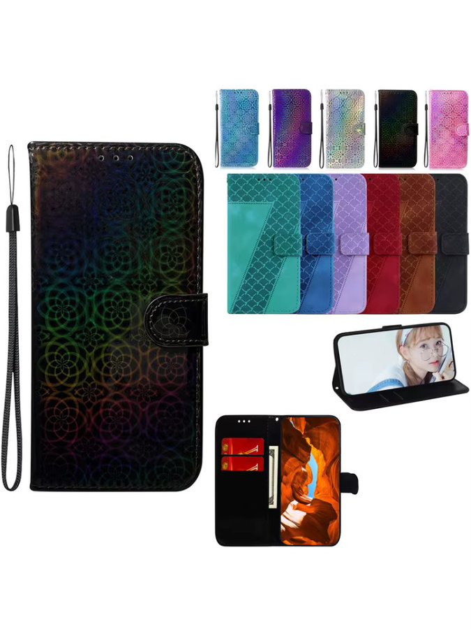 Xiaomi Poco X6 Pro X7 X5 X4 Pro X3 NFC GT Stand Flip Wallet Case Leder Schutzhülle braun - Bild 6