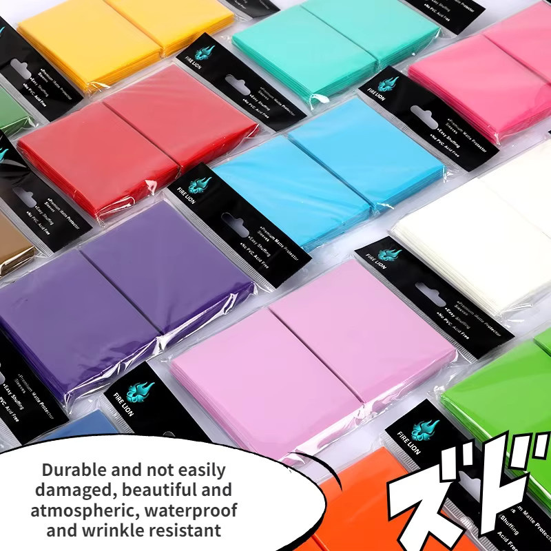 RyshePro Katana-Sammelkartenhüllenhalter, Kartenhüllen, Nachfüllpack, Bunt / Mehrfarbig, 100 Stück - Bild 3