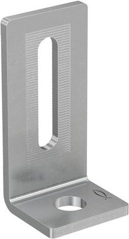 Fischer Winkelhalter SA A2 aus Edelstahl in Silber - Bild 1
