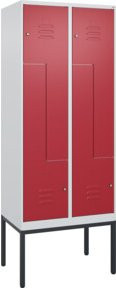 C+P Z-Spind Classic PLUS Spind mit 4 Fächern, Gestell aus Stahl, B/T/H: 80 x 50 x 212 cm - Bild 1