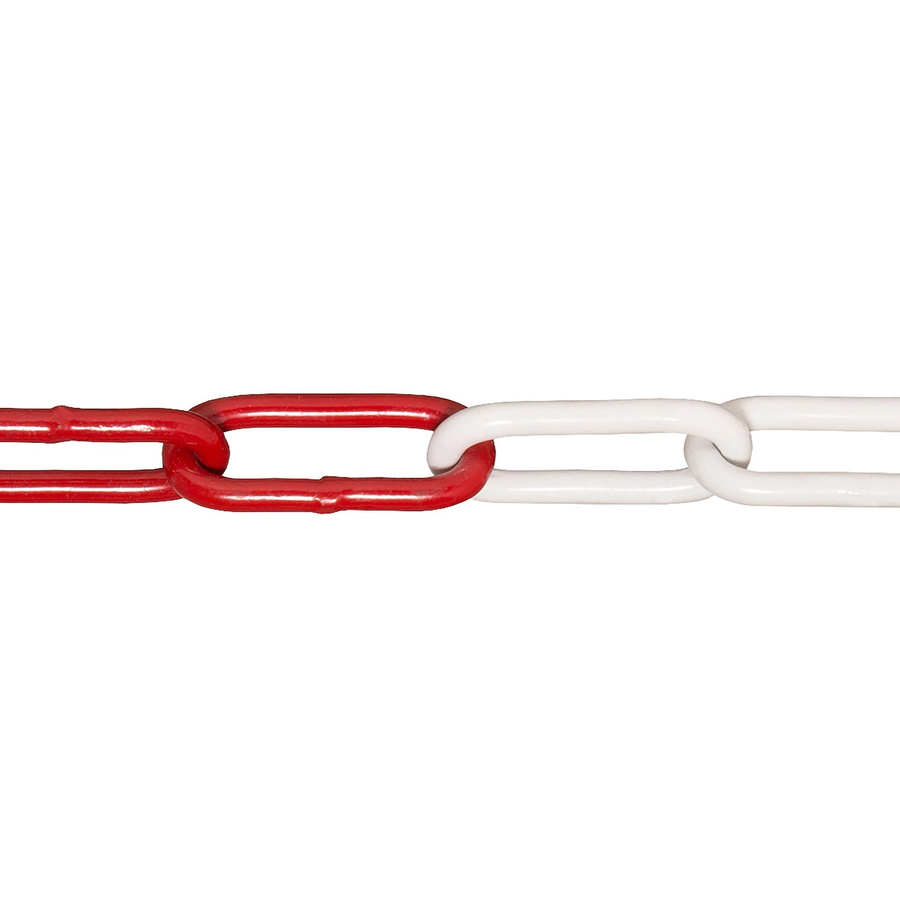 Conacord Schweißkette Form C aus Stahl, rot-weiß beschichtet, Durchmesser: 6 mm, Breite: 42 mm - Bild 2