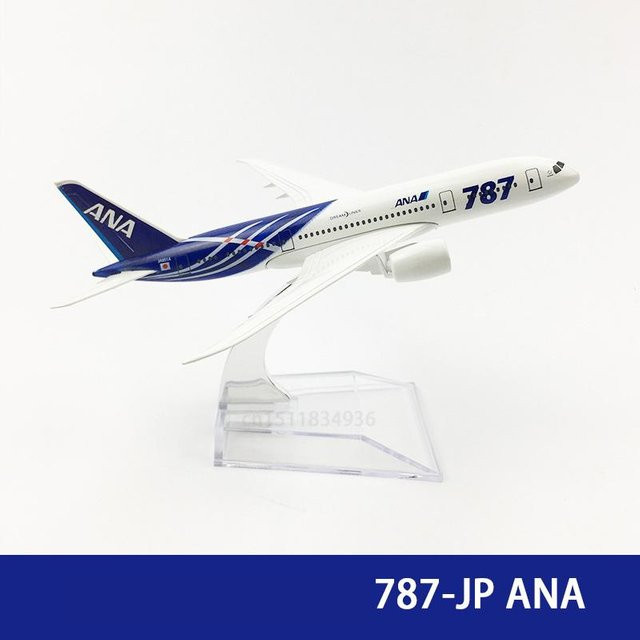 Linyi toy car Boeing 737 747 757 767 777 787 Die-Cast Flugzeugmodell, 15 cm, ab 8 Jahren - Bild 1