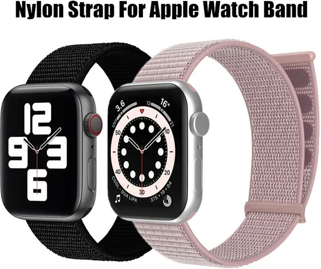 TINUORA Uhrenarmband Nylon, Elastische Schleife, für Apple Watch - Bild 1