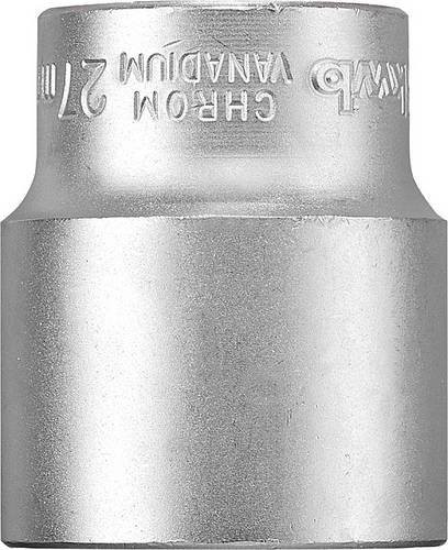 Kwb Steckschlüsseleinsatz 27mm 1/2 Zoll aus Chrome Vanadium in Silber - Bild 1