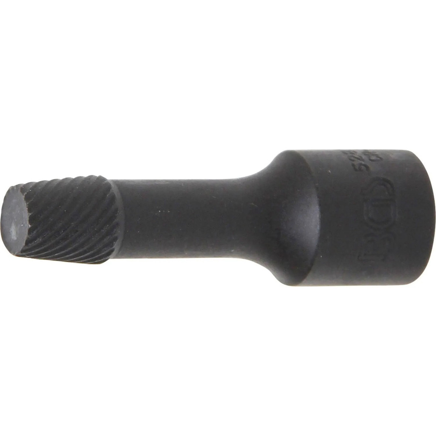 BGS Spiral-Profil-Steckschlüssel-Einsatz Schraubenausdreher mit 10 mm Innenvierkant 3/8 Zoll aus Chrom-Molybdän-Stahl - Bild 2