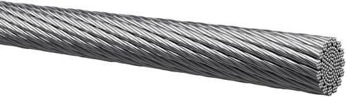 Kabeltronik Einadriges Litzenkabel 1 x 1mm² Silber 100m - Bild 1