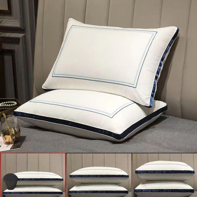 Yiran Furniture Mikrofaser-Kissen mit dreidimensionaler Stickerei in Grau, B/H: 74 x 48 cm - Bild 1